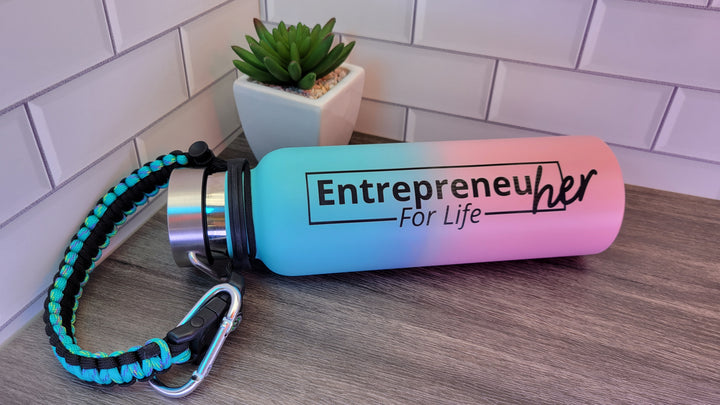 "Entrepreneur" Milk-Jug Styled Water Bottles - High Quality Stainless Steel, Insulated, Dual Walled, Vacuum Sealed Water Bottles