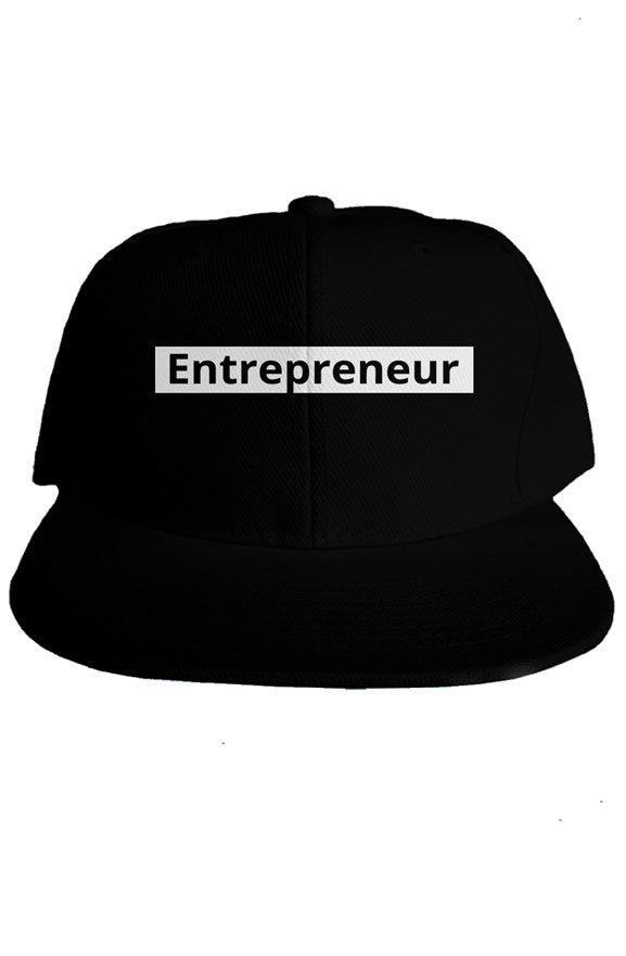 "Entrepreneur" Classic Snapback with White Lettering