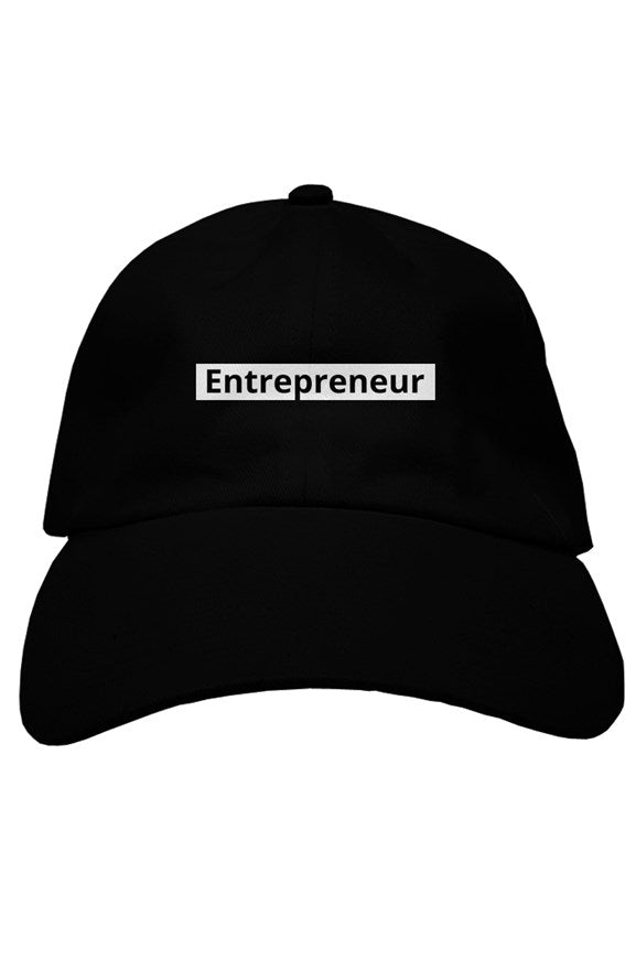 "Entrepreneur" Soft Baseball Cap with White Lettering