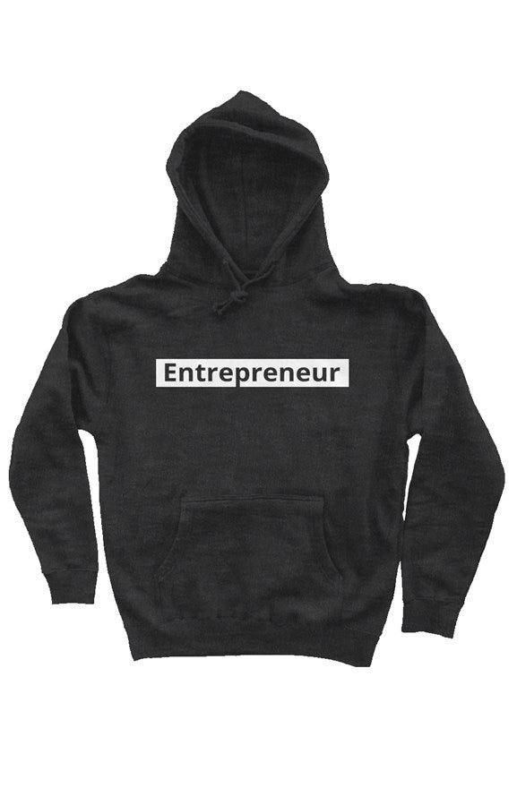 "Entrepreneur" Heavy Weight Pullover Hoodie with White Lettering